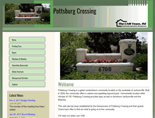 Tablet Screenshot of pottsburgcrossingcondos.com